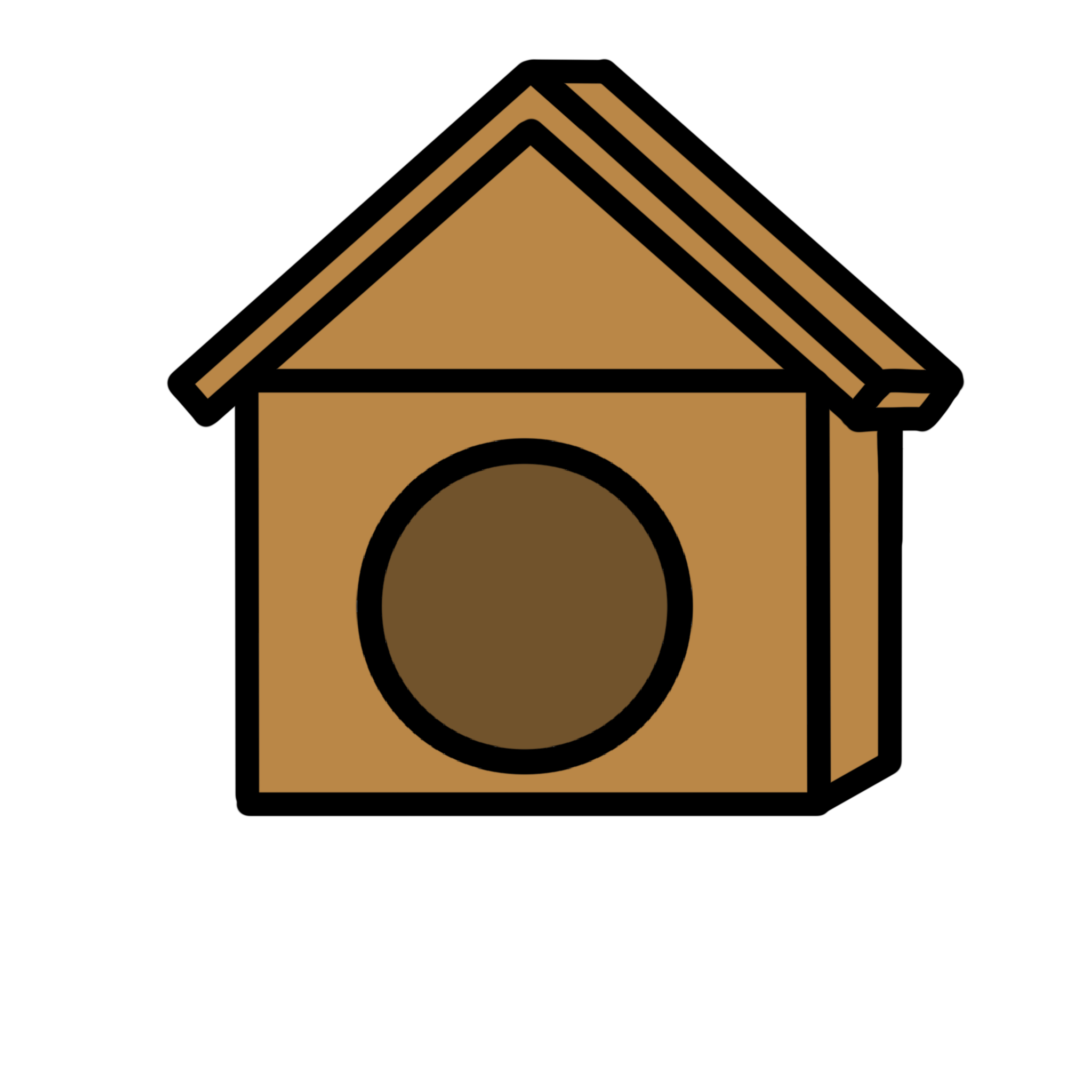 brown house