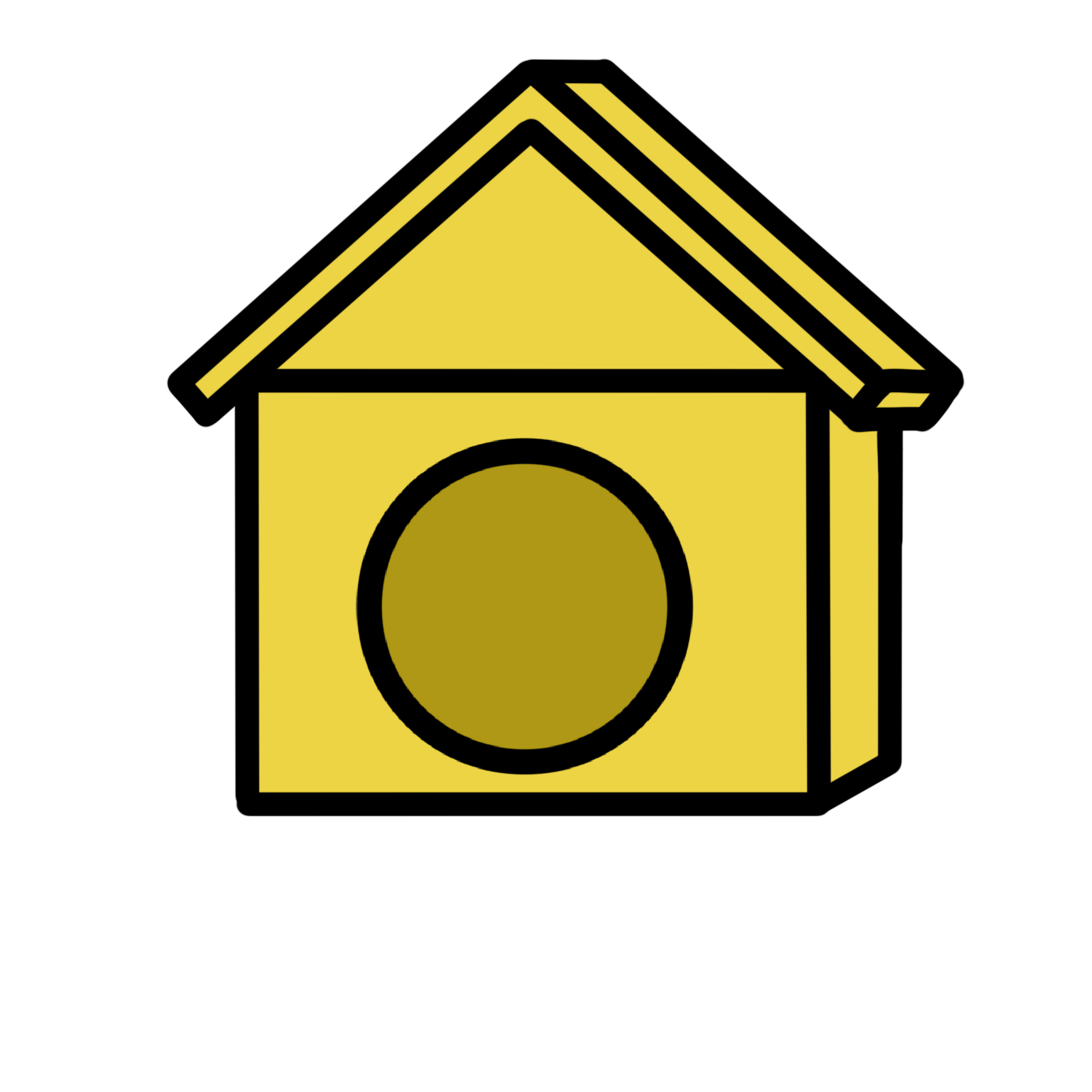 yellow house